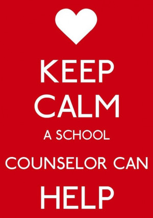 School counselors can help.