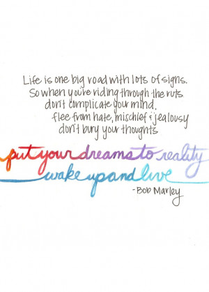 Bob Marley, keeping it 100%