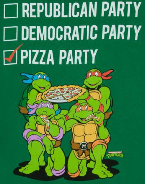 pizza republican teenage mutant ninja turtles democrat