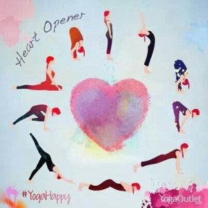 Heart opening yoga