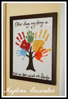 Family Handprint Tree