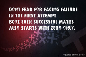 fear of failure and get confidence motivational quote dont fear ...