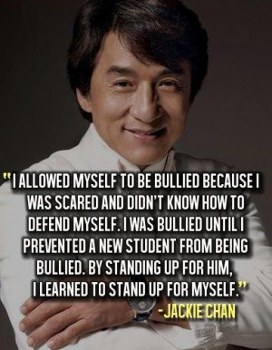 Anti bullying quotes best sayings deep jackie chan