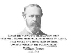 ThinkerShirts.com presents William James and his famous quote 