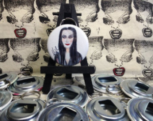 Addams Family Morticia Addams origi nal art Bottle Opener ...
