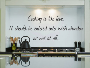 Cooking Wall Quote