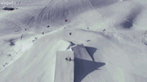 gif 1k snow winter jump Sport stunt Skiing extreme ski WA demo slopes ...