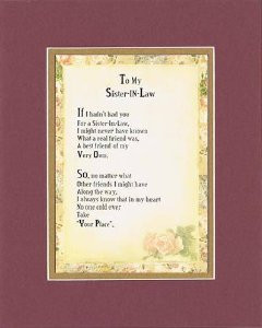 Touching and Heartfelt Poem for Sisters - To My Sister-in-Law Poem on ...