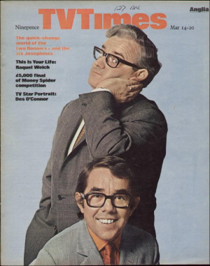 ... 20th 1970 issue of tv times featuring ronnie barker and ronnie corbett