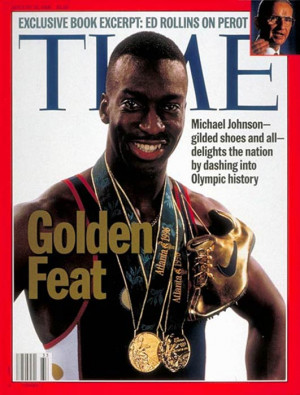 Michael Johnson: This sprinter from America made it to the Time cover ...