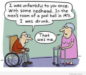 Funny grandparents cartoon comic
