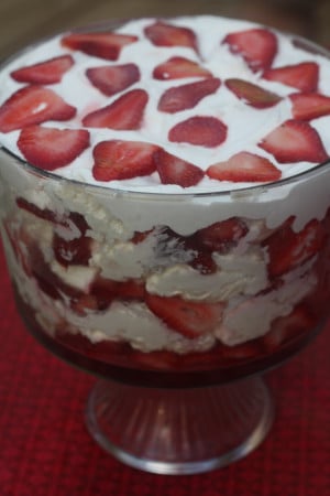 Strawberry Shortcake Trifle = A Huge Hit Red, White and Blueberry ...