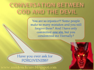 Conversation Of God and Devil Images - InsideSickCure.Blogspot.com
