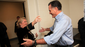 Romney Hugs Kelly Owen Wife Of Singer Randy Alabama picture