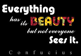 Confucius on beauty