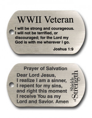 world war ii veteran dog tag chain necklace