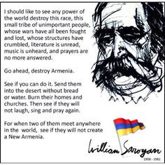 William Saroyan, Armenian-American Author and Poet. More