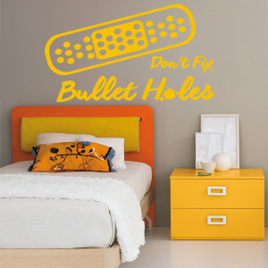 ... Swift Bad Blood - Band aids Don't Fix Bullet Holes Quote Wall Sticker
