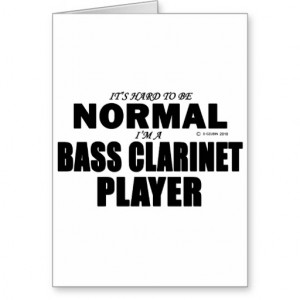 Normal Bass Clarinet Player Cards