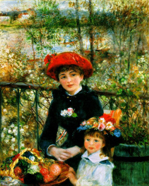 Renoir, On the Terrace, 1881, oil canvas, Art Institute of Chicago