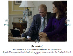 TVLine.com: Quote of the Week: Best Zinger from Scandal