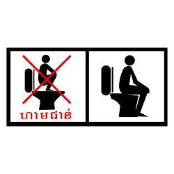 dont_stand_on_the_toilet_bowl_laos_greeting_card.jpg?height=250&width ...