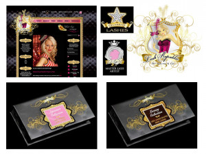 Lash Republic Lash Feminine, Boutique Logo, Packaging, Business Card ...