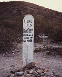 The final resting place of poor unfortunate Lester Moore, at Arizona's ...