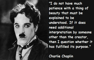 ... Charlie Chaplin