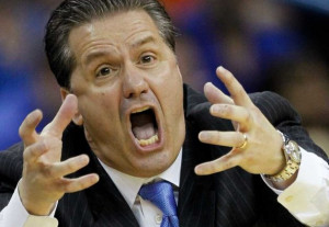 University of Kentucky head basketball coach John Calipari tried to ...