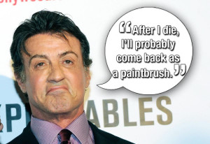 SYLVESTER STALLONE. We never really thought of Sly as much of an ...