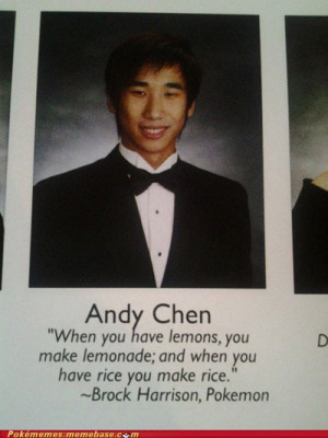 funny yearbook quotes brock rice