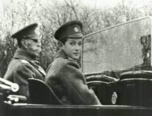 Tsarevich Alexei Romanov riding in a motor vehicle in 1915-16.Romanov ...