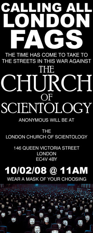 The war on scientology.
