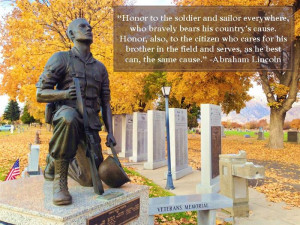 Honor To The Soldier And Sailor Every Where Who Bravely Bears His ...