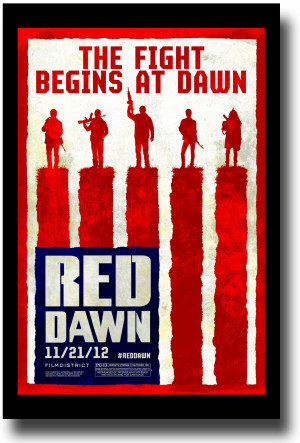 Red Dawn Poster – 2012 Movie Promo Flyer 11 x 17 Lines