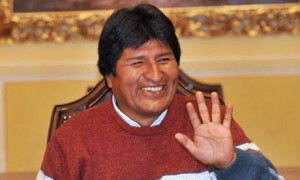 EVO MORALES, PRESIDENT OF BOLIVIA, WAXES UPBEAT ABOUT THE END OF THE ...