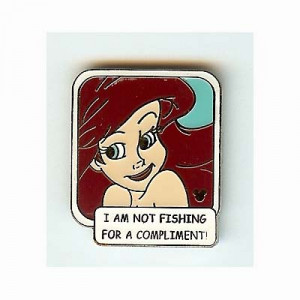 Disney Hidden Mickey Pin - Princess Quote Collection - Ariel