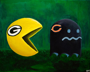 Green Bay Packers Vs Chicago Bears Art Print picture