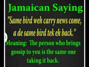 Jamaican sayings