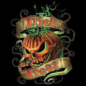 Pumpkin Trick Or Treat Scary Halloween Costume Funny 3XL Black T Shirt