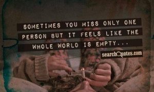 Quotes Missing Someone Special