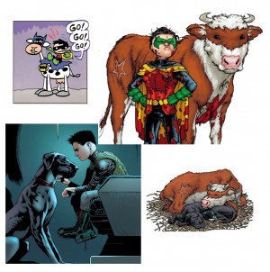 Holy Cow Batman Quotes Robin Bat-cow (batman & robin,