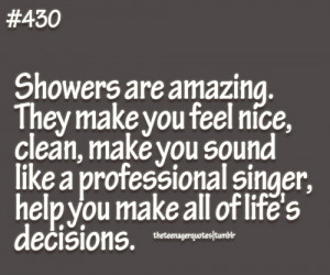 . They make you feel nice, clean, make you sound like a professional ...