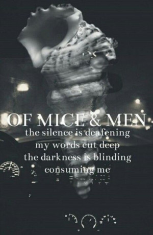 Of mice and men, band lyrics via instagram