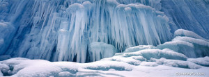 Frozen Waterfall Facebook Cover