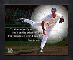 It doesn't really matter who's on the other mound. I'm focused on ...