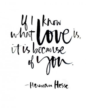 8x10 Herman Hesse Quote Print.