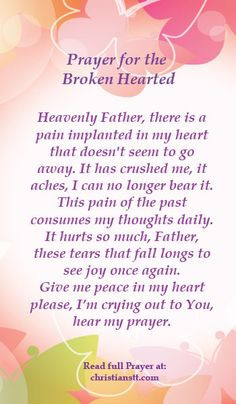 Prayer ~ Healing for the Broken Hearted christianstt.com/...