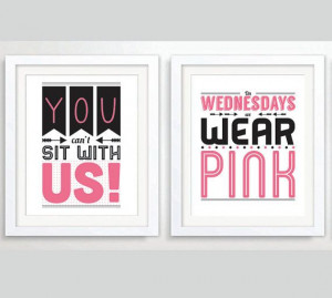 Printable Mean Girls Printable Poster, Typography Print, Quote ...